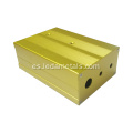 Piezas de extrusión de carcasa de la caja electrónica de aluminio anodizado de aluminio